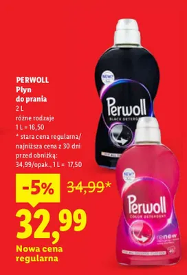 Płyn do prania Perwoll promocja w Lidl