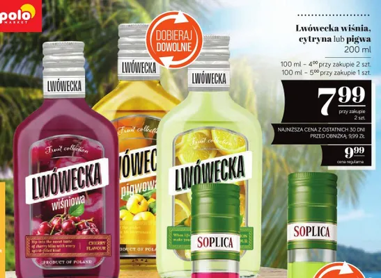 Likier Lwówecka pigwowa promocja w POLOmarket