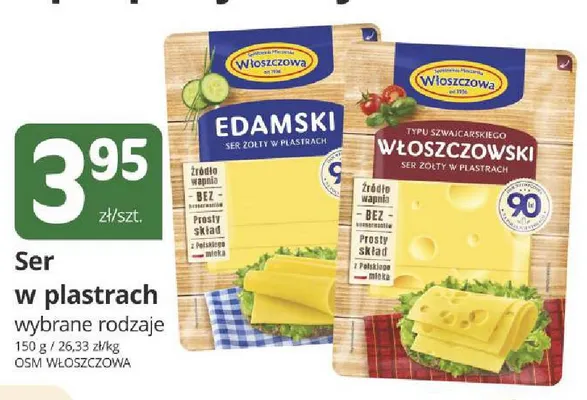 Ser włoszczowski w plastrach Włoszczowa promocja w Marketvita