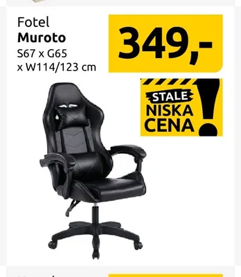 Fotel Muroto promocja w Black Red White