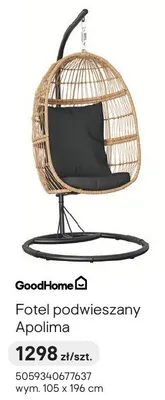 Fotel podwieszany Apolima promocja w Castorama