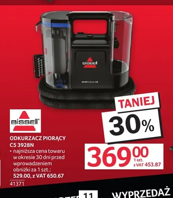 Odkurzacz piorący C5 3928N Bissell promocja w Selgros