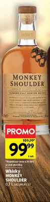 Whisky Monkey Shoulder promocja w Intermarche