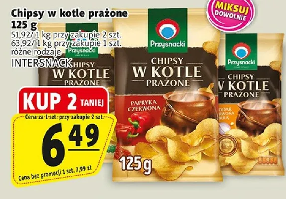 Chipsy w kotle prażone papyrka promocja w Prim Market