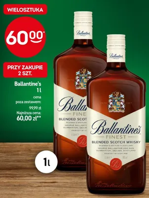 Whisky Ballantine's Finest promocja w Żabka