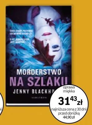Książka Morderstwo na szlaku Jenny Blackhurst oprawa miękka promocja w Empik