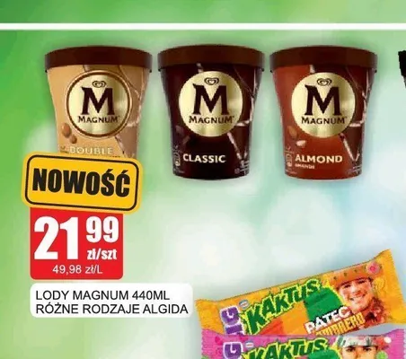 Lody Magnum Algida promocja w Bingo