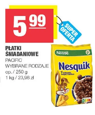 Płatki śniadaniowe Pacific promocja w SPAR