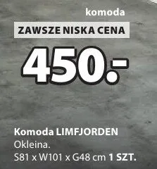 Komoda Limfjorden okleina promocja w Jysk