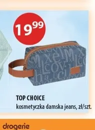 Kosmetyczka damska jeans Top Choice promocja w Drogerie Laboo