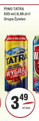 Piwo Tatra promocja w Sedal