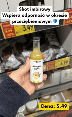 Shot imbirowy promocja w Kaufland