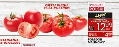 Pomidor malinowy promocja w Wafelek