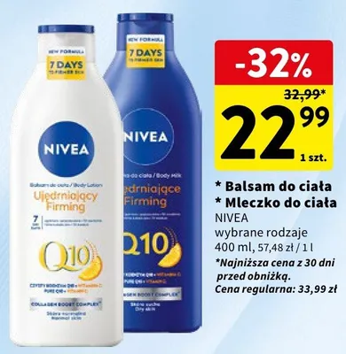Balsam do ciała NIVEA promocja w Intermarche