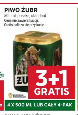 Piwo Żubr promocja w Stokrotka