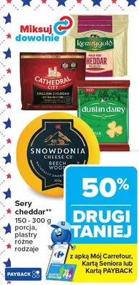 Ser Cheddar promocja w Carrefour