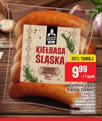 Kiełbasa śląska Rzeźnik Szymon promocja w POLOmarket
