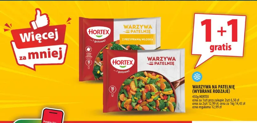 Warzywa na patelnię Hortex promocja w Arhelan