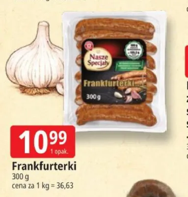 Frankfurterki Nasze Specjały promocja w Leclerc