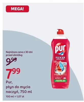 Płyn do mycia naczyń promocja w Rossmann