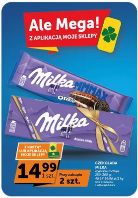 Czekolada Milka Alpine Milk promocja w Groszek