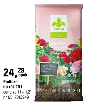 Podłoże do róż 20l promocja w OBI