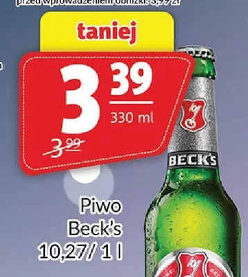 Piwo Beck's Original, Green Lemon promocja w Prim Market