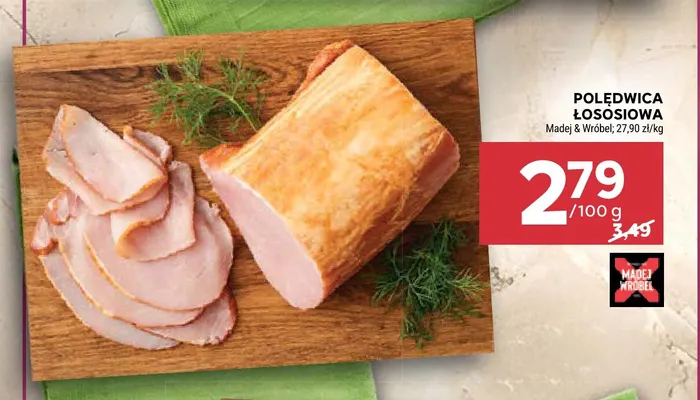 Polędwica łososiowa Madej & Wróbel promocja w Stokrotka