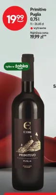 Wino Primitivo Puglia Eremo promocja w Żabka