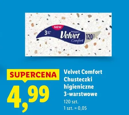 Chusteczki higieniczne 3-warstwowe promocja w Lidl