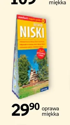 Przewodnik i mapa Beskid Niski Comfort! Map & Guide Expressmap oprawa miękka promocja w Empik
