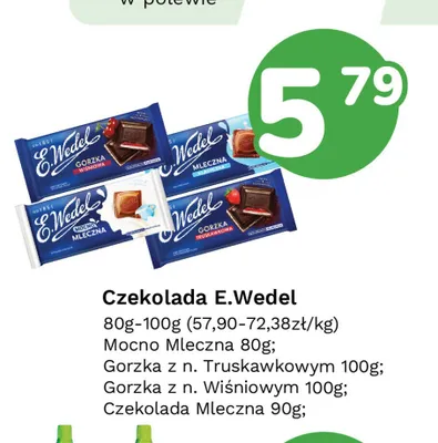 Czekolada E.Wedel Gorzka z n. Wiśniowym promocja w Limonka