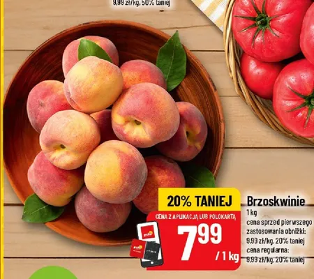 Brzoskwinie promocja w POLOmarket