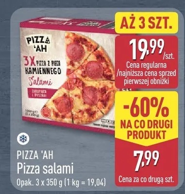 Pizza salami promocja w Aldi