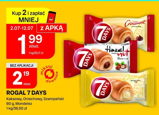 Rogal kakaowy 7 Days promocja w Chorten