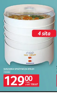 Suszarka spożywcza 970,01 Niewiadów promocja w Selgros