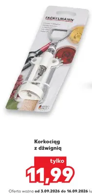 Korkociąg z dźwignią Fackelmann promocja w Kaufland