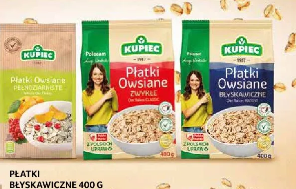 Płatki błyskawiczne jęczmienne Kupiec promocja w Selgros