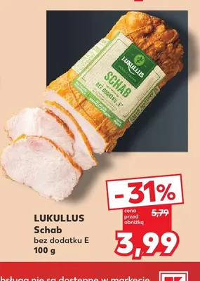 Schab bez dodatku E Lukullus promocja w Kaufland