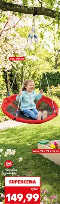 Huśtawka gniazdo promocja w Kaufland
