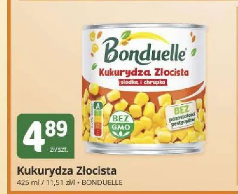 Kukurydza Złocista Bonduelle promocja w Marketvita