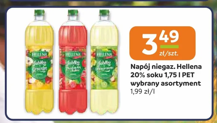 Napój niegazowany Hellena promocja w Gama