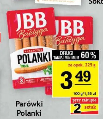 Parówki Polanki JBB promocja w Gram Market