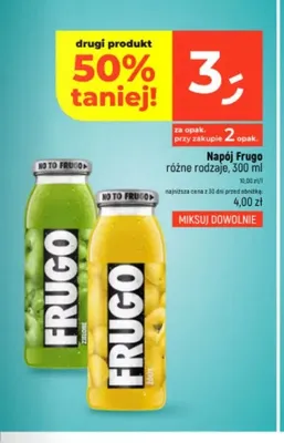 Napój Frugo zielone promocja w Dealz