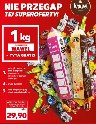 Cukierki Michałki z Wawelu klasyczne Wawel promocja w Kaufland