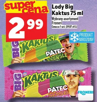 Lody Big Kaktus promocja w TOPAZ