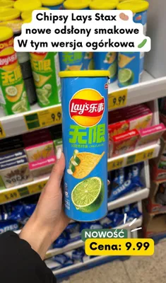 Chipsy o smaku limonkowym promocja w Kaufland