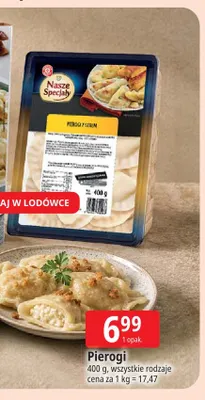 Pierogi z serem Nasze Specjały promocja w Leclerc