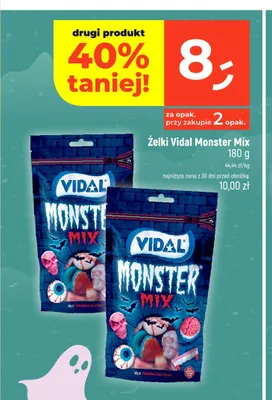 Żelki Vidal Monster Mix promocja w Dealz