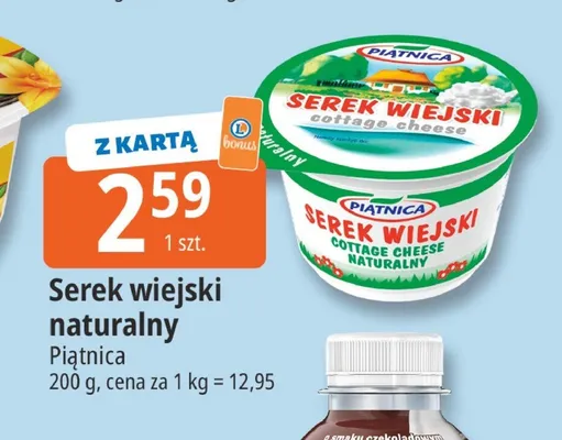 Serek wiejski naturalny Piątnica promocja w Leclerc